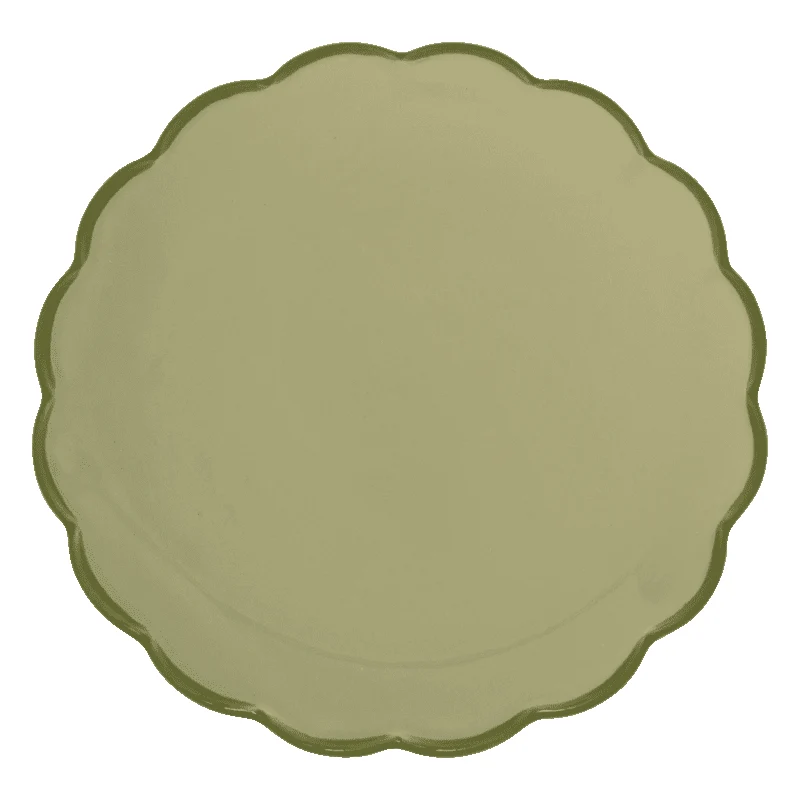 Urban Nature Culture - Good Morning - Gebaksbordje - Sculpted - Pale Green - Ø17 cm