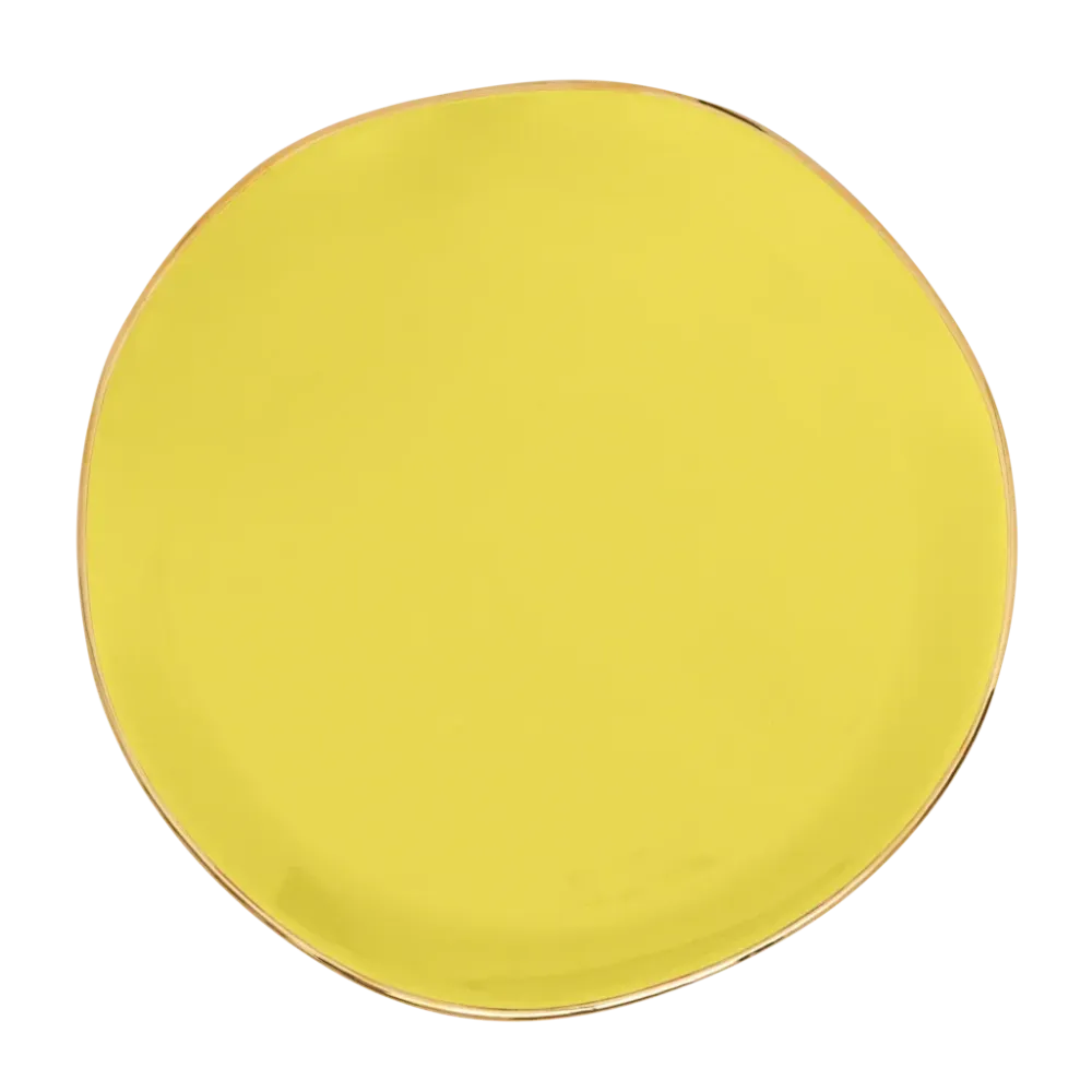 Urban Nature Culture Good Morning kopje Cappuccino/Tea en bord liatris/lime light - set van 4 - cadeauverpakking