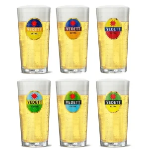 Vedett Bierglazen Extra - 330 ml - 6 stuks