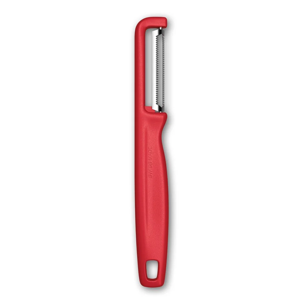 Victorinox Iota Dunschiller, gekarteld, dubbelzijdig, rood