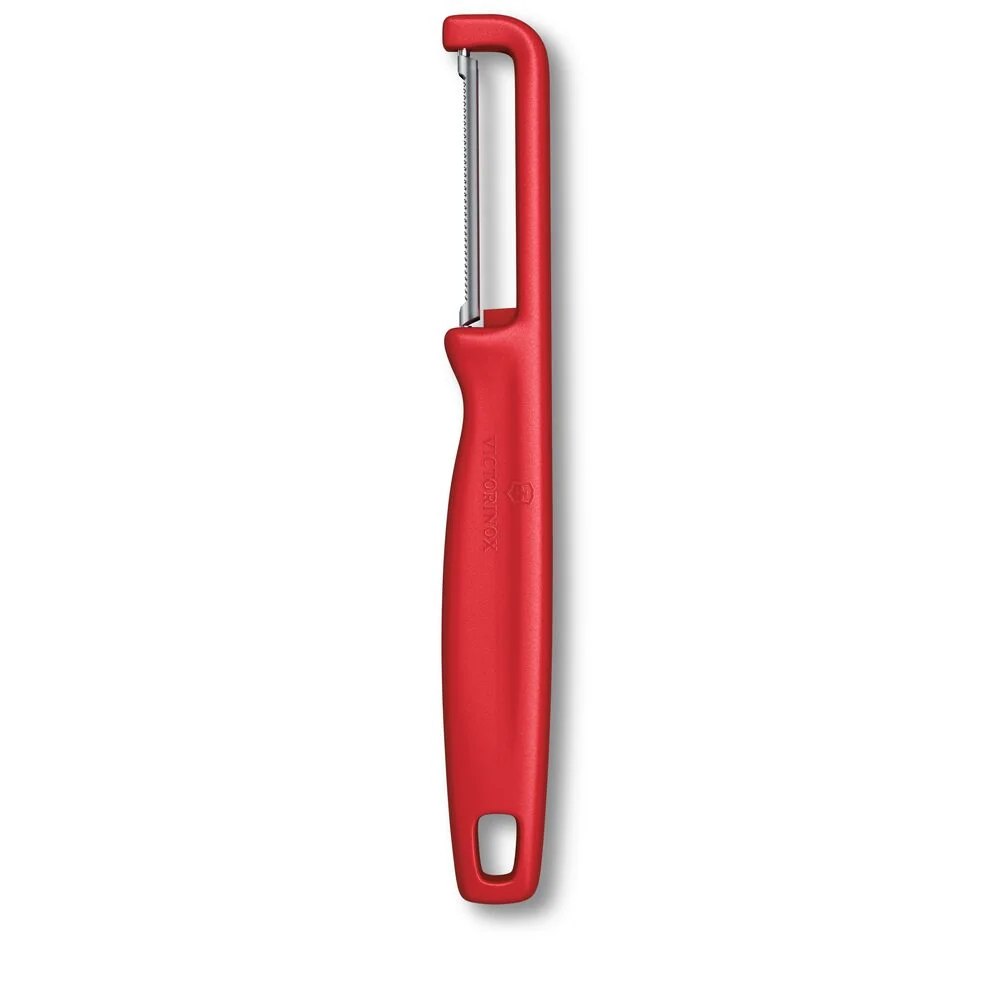 Victorinox Iota Dunschiller, gekarteld, dubbelzijdig, rood