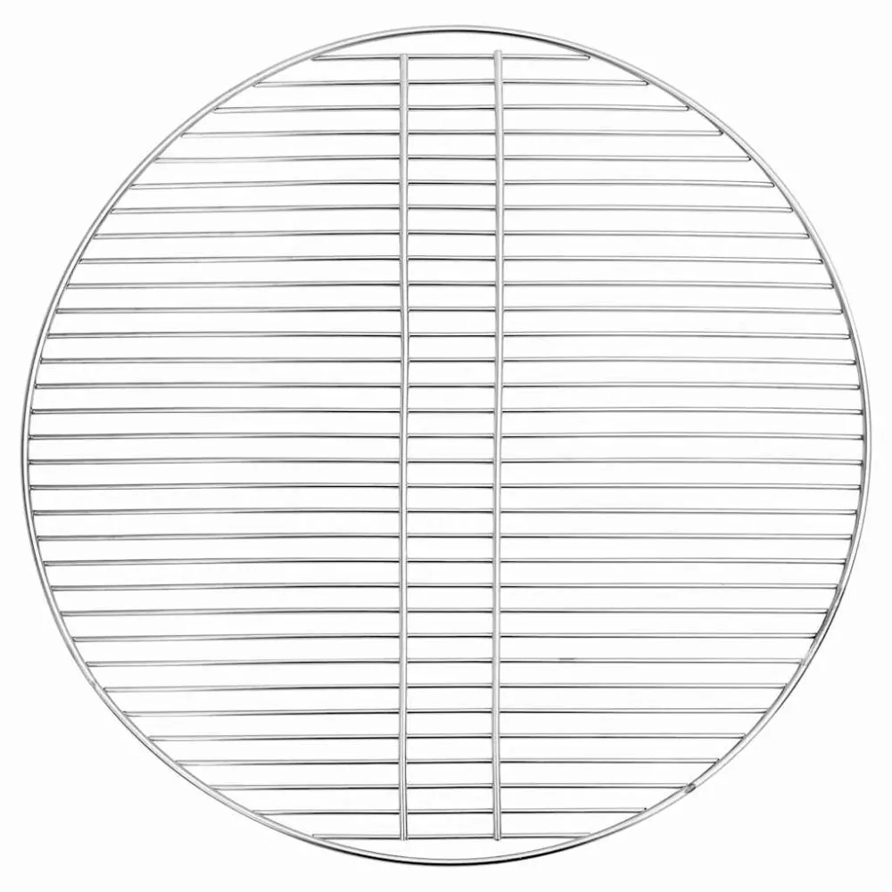 Barbecuerooster Zilver 60 x 60 cm Roestvrij staal vidaXL