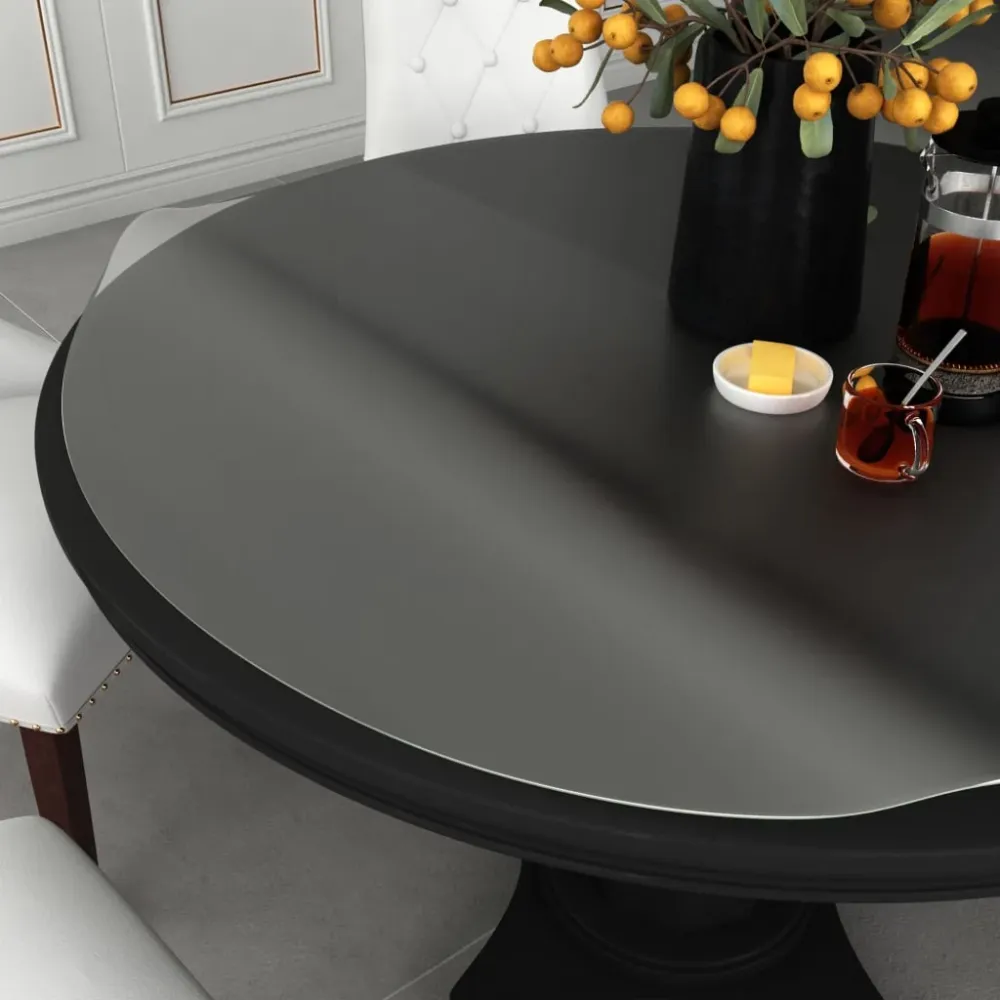 Tafelbeschermer Ø70 cm 1,6 mm PVC mat vidaXL