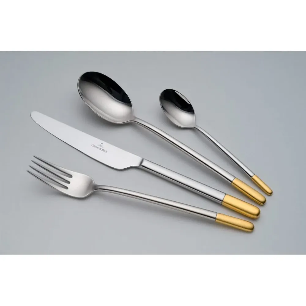 Villeroy & Boch Bestekset Ella - 113-delig / 12 personen - Verguld