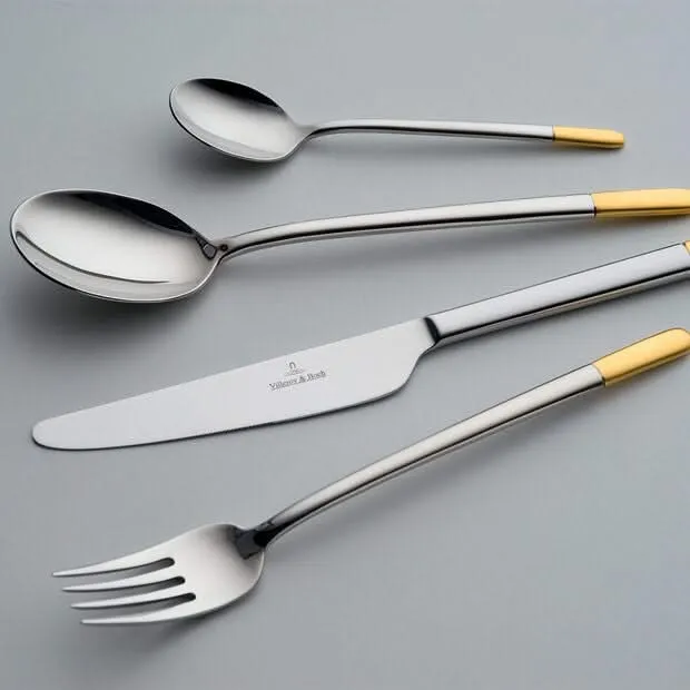 Villeroy & Boch Bestekset Ella - 24 delig / 6 personen - Verguld