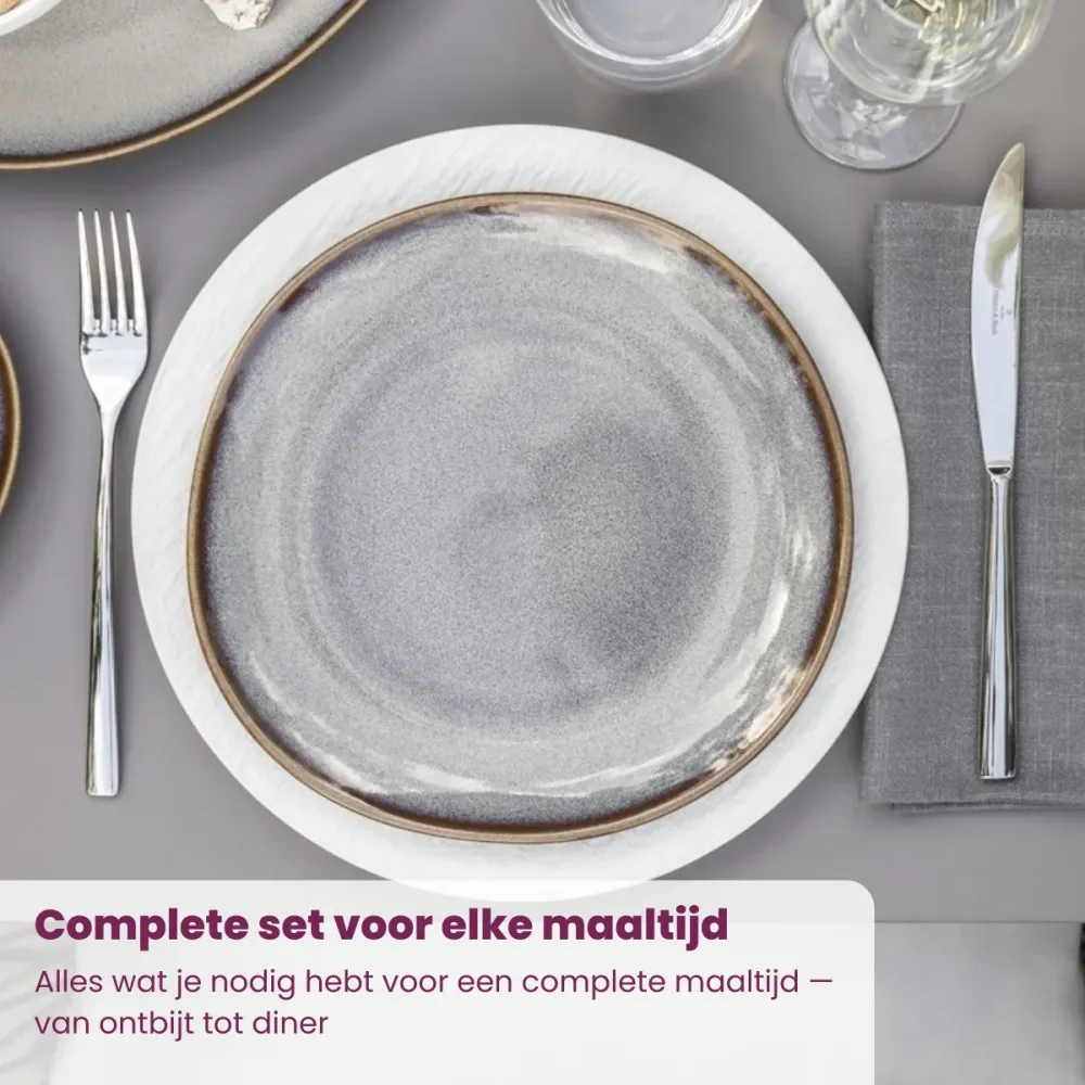 Villeroy & Boch Bestekset Piemont - 18/10 RVS - 16-delig / 4 personen