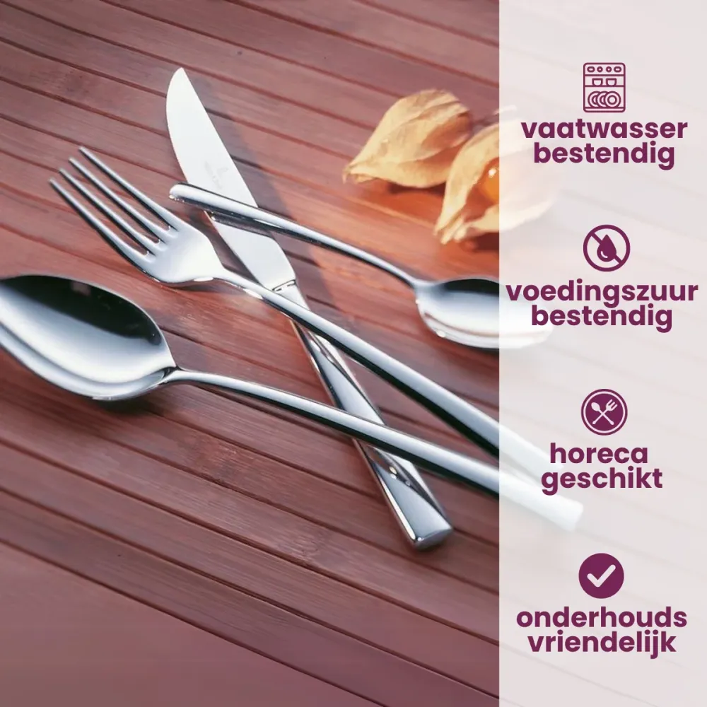 Villeroy & Boch Bestekset Piemont - 18/10 RVS - 24 delig / 6 personen