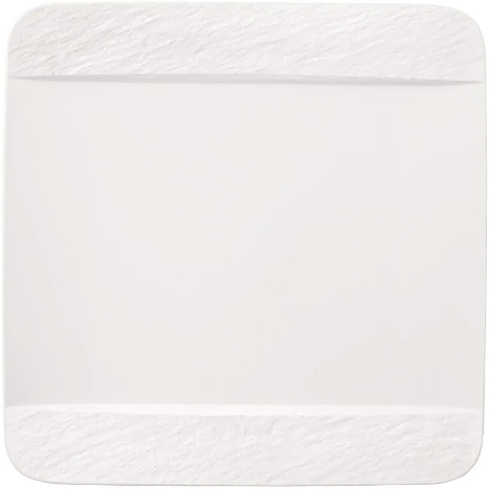 Villeroy & Boch Dinerbord Manufacture Rock - Wit - 28 x 28 cm