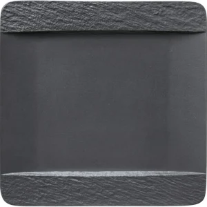 Villeroy & Boch Dinerbord Manufacture Rock - Zwart - 28 x 28 cm