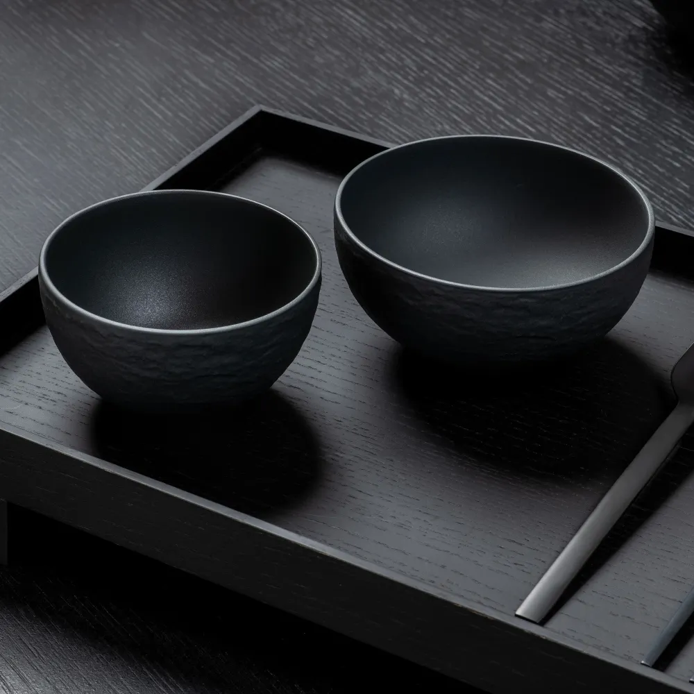 Villeroy & Boch Kom Manufacture Rock - Zwart - ø 14 cm