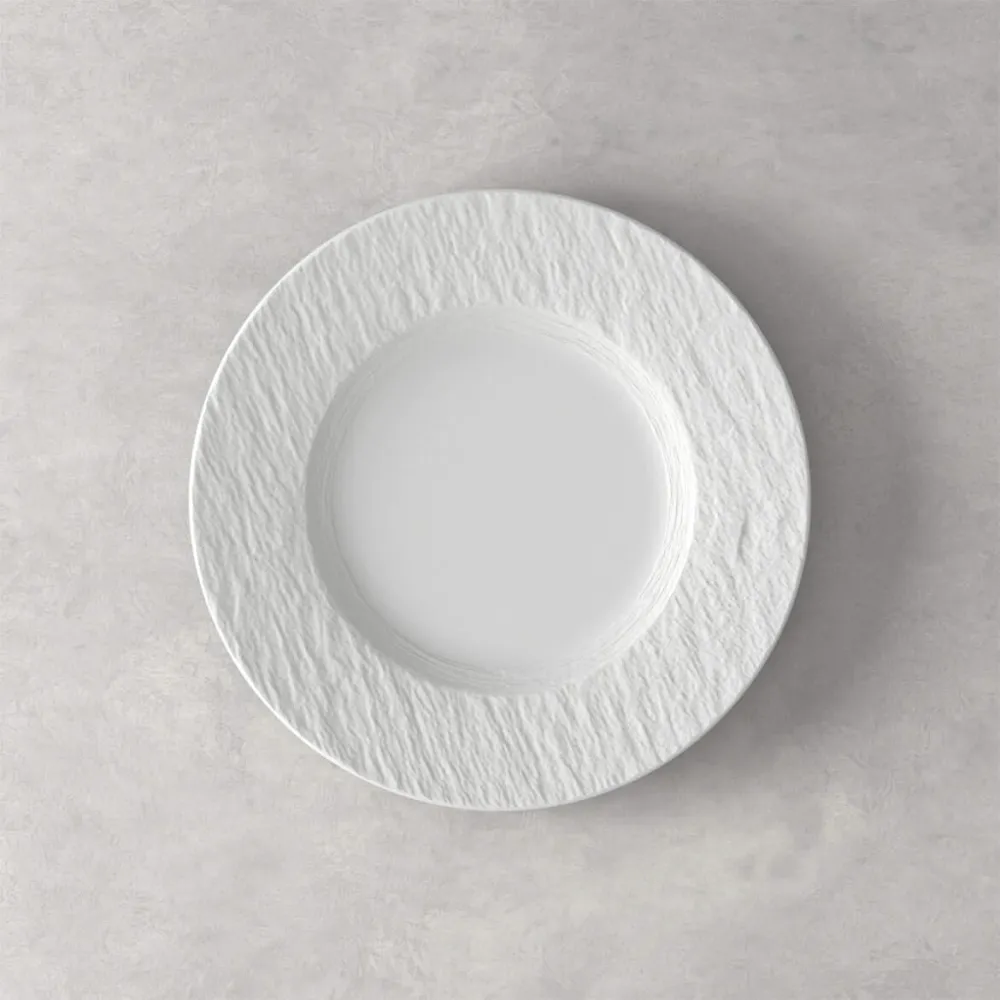 Villeroy & Boch Ontbijtbord / Dessertbord Manufacture Rock - Wit - ø 22 cm