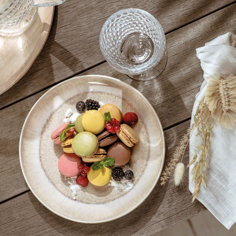 Villeroy & Boch Ontbijtbord / Dessertbord Perlemor Sand - ø 24 cm