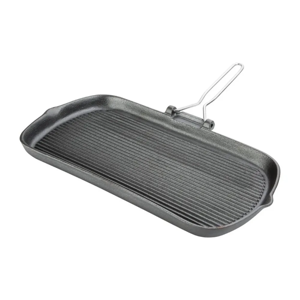 Vogue gietijzeren grillpan 22cm - VOGUE