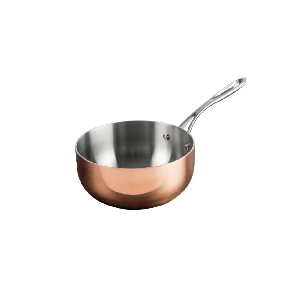 Vogue Triwall koperen inductie sauteuse conisch 20cm - VOGUE