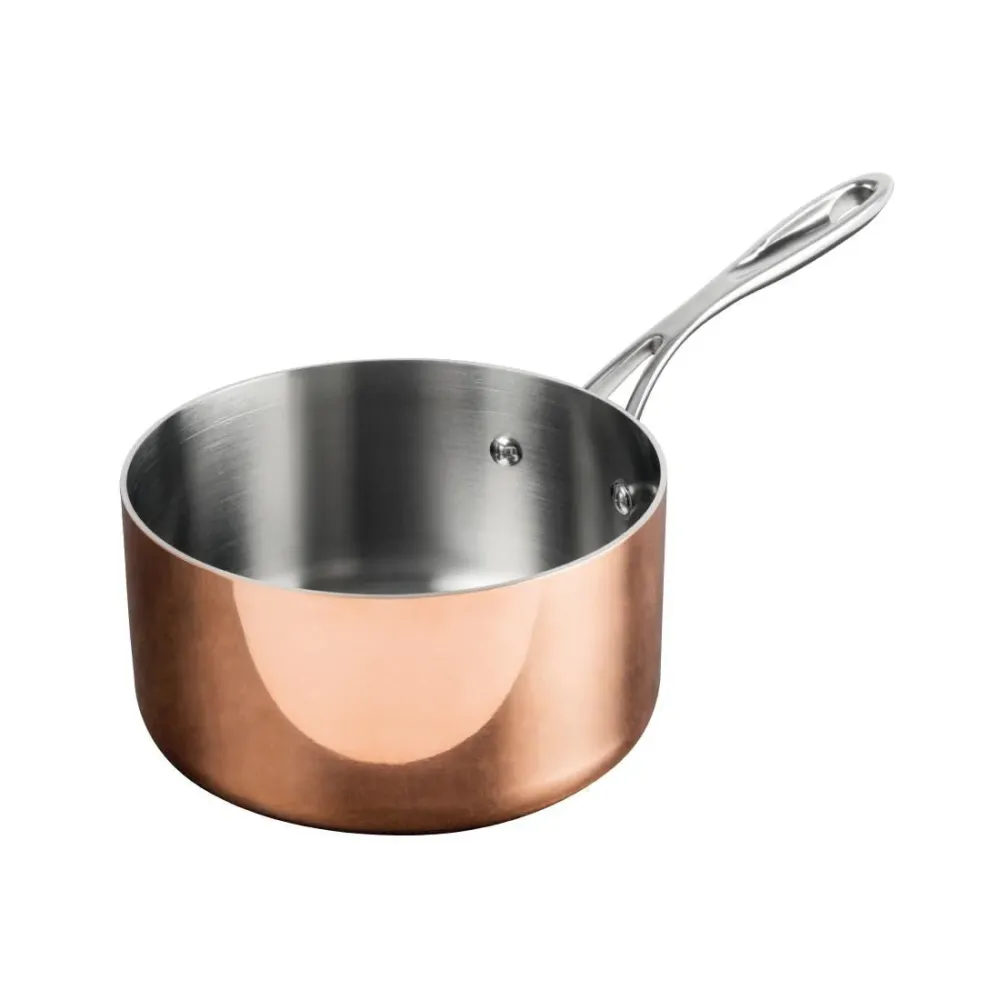 Vogue Triwall koperen inductie steelpan 18cm - VOGUE