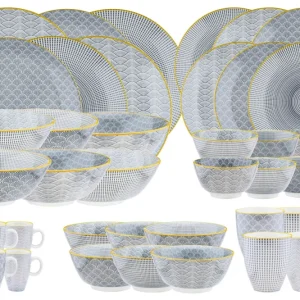 Volledige servies - 42 stuks - Eclipse