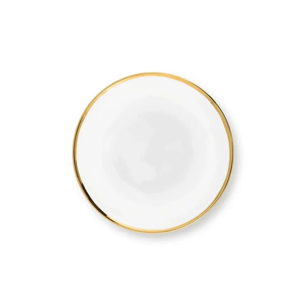 Set/16 Dinnerware Raw White Gold vtwonen