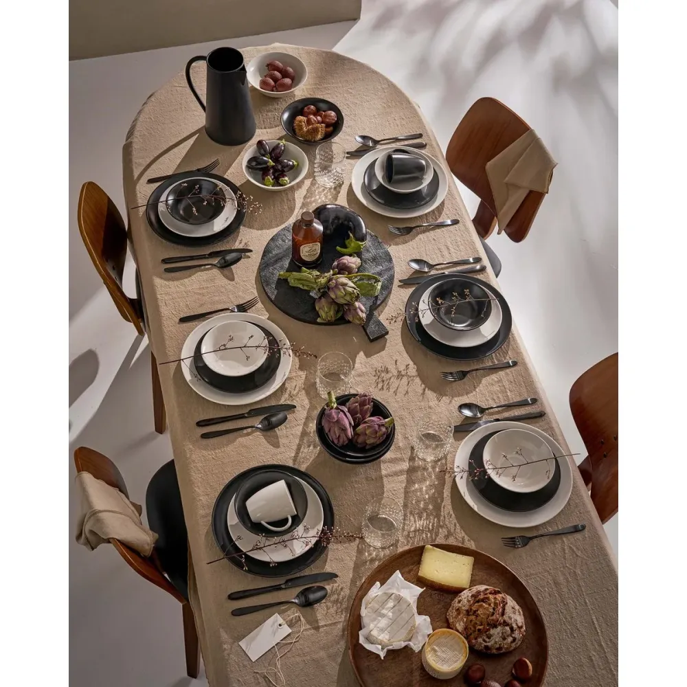 Set/18 Cutlery Matt Black vtwonen