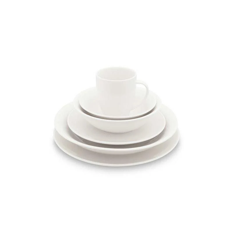 Set/36 Dinnerware Raw White vtwonen