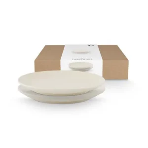 vtwonen Borden - Keramiek - Gebroken wit - 24cm - Set van 2