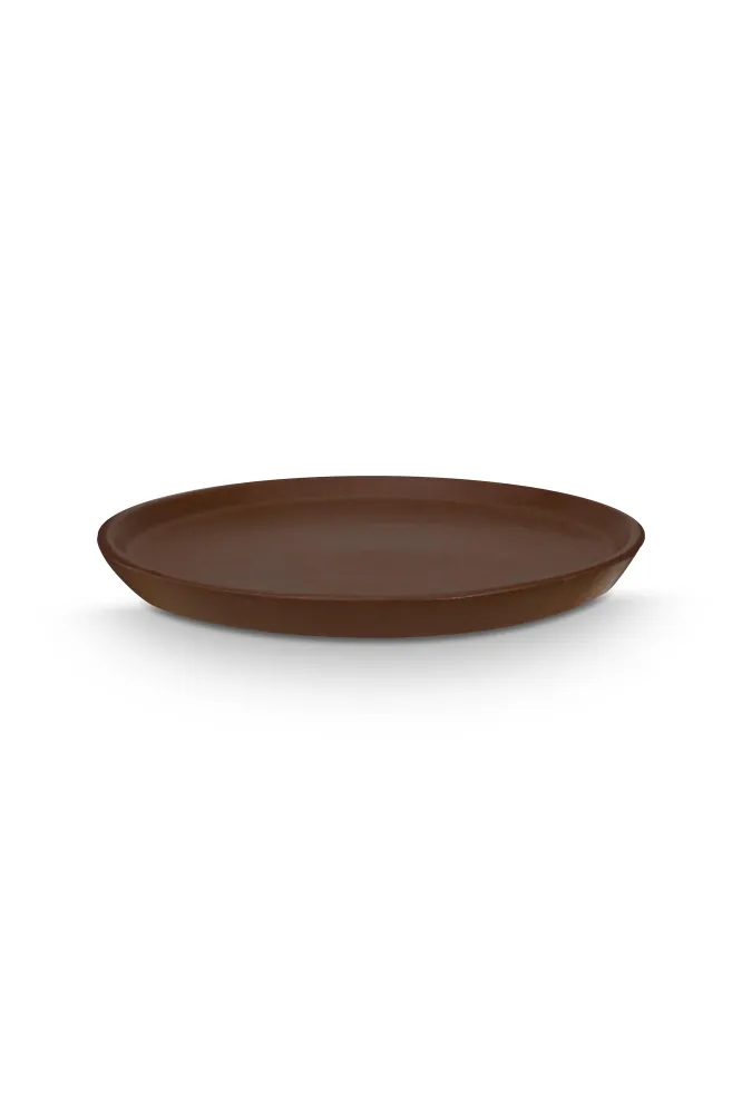 vtwonen - Ontbijtborden - Bruin - Keramiek - 17cm - Serviesset van 4