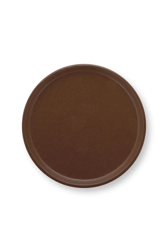 vtwonen - Ontbijtborden - Bruin - Keramiek - 17cm - Serviesset van 4