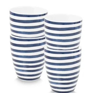 vtwonen - Painted Mok zonder oor - Serviesset van 4 - 425ml
