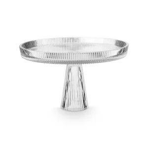 vtwonen Taartplateau - Glas - Transparant - 29.6x18cm