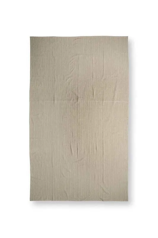 vtwonen Tafelkleed - Gestreept - Beige Grijs - 150x250cm