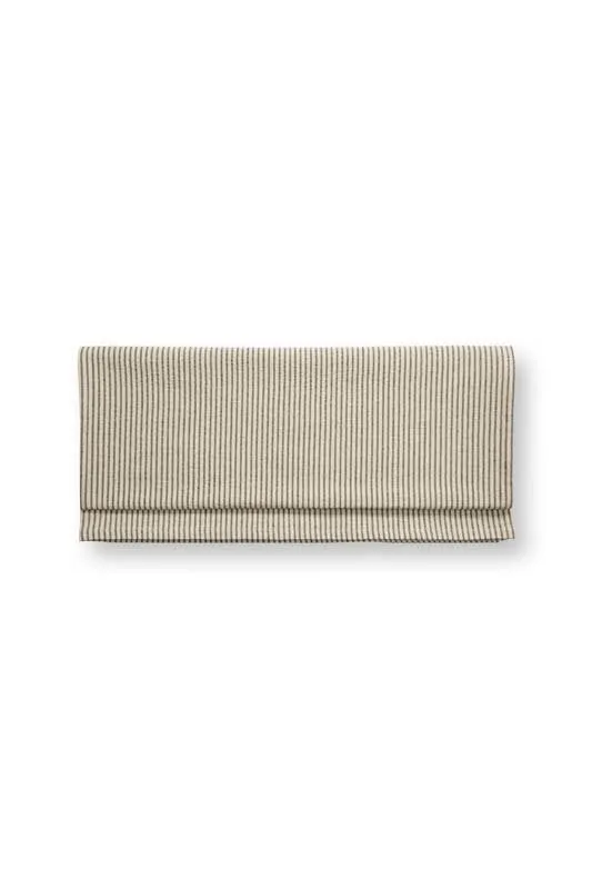 vtwonen Tafelkleed - Gestreept - Beige Grijs - 150x250cm