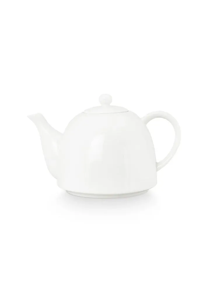 vtwonen Theepot - Wit - Porselein - 1.8 Liter