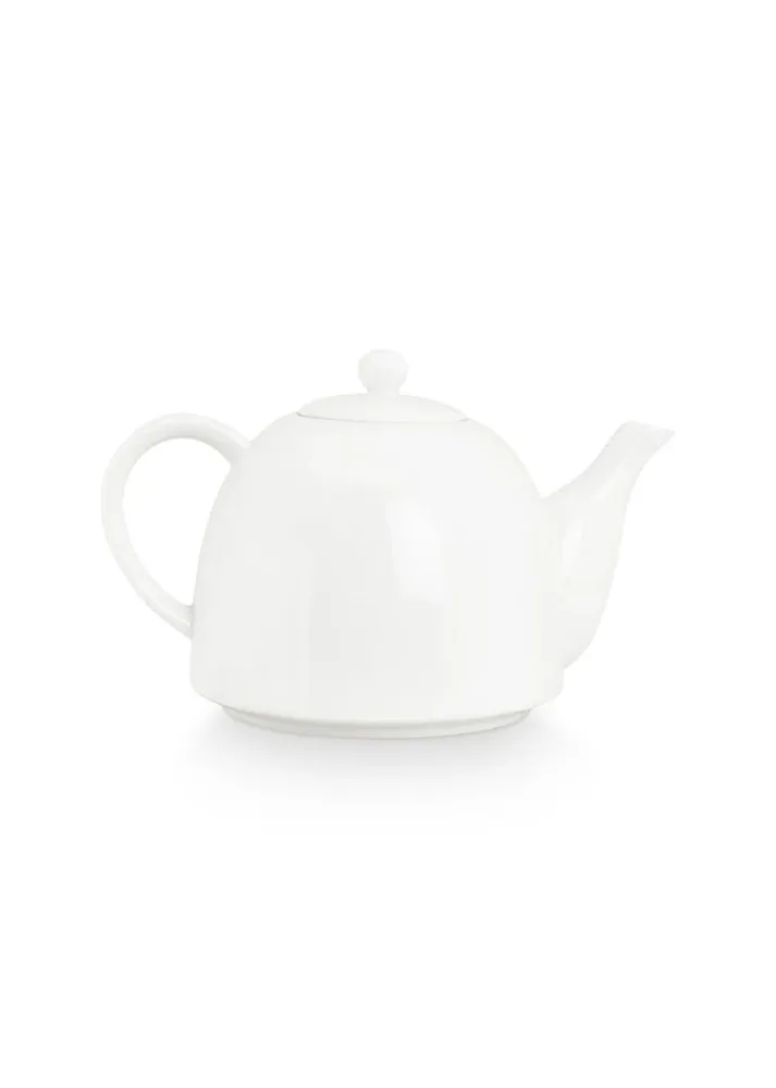 vtwonen Theepot - Wit - Porselein - 1.8 Liter