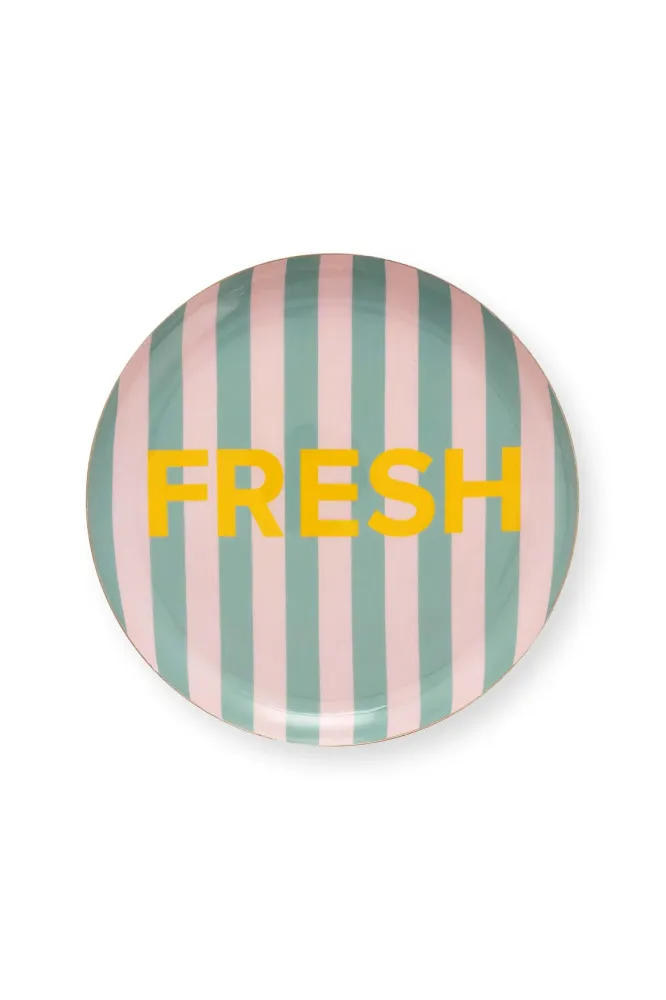 vtwonen - Wandbord - Fresh - Metaal - Meerkleurig - 25cm