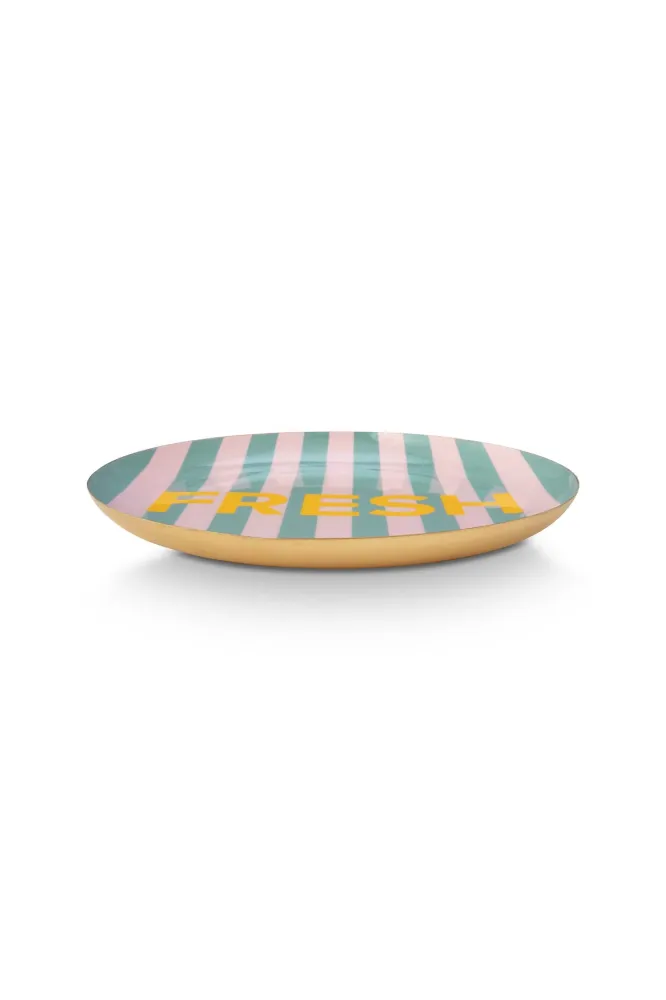 vtwonen - Wandbord - Fresh - Metaal - Meerkleurig - 25cm