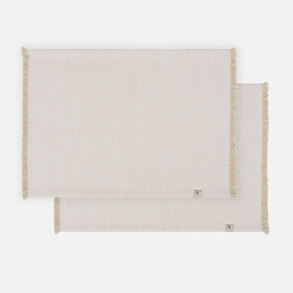 Placemat Set Sweet Raffle Zand 2x 35x48 Walra