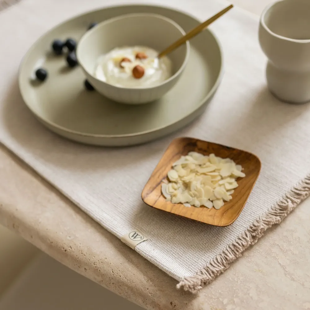 Placemat Set Sweet Raffle Zand 2x 35x48 Walra