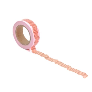 Wowgoods Washi Tape Wavy Pink & Red