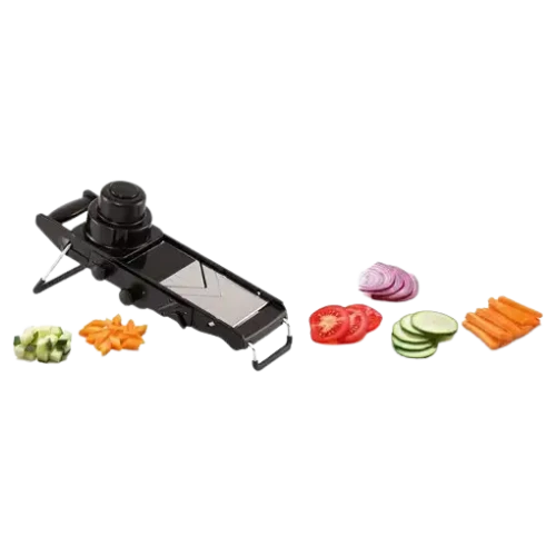 Weis Mandoline zwart kunststof/inox