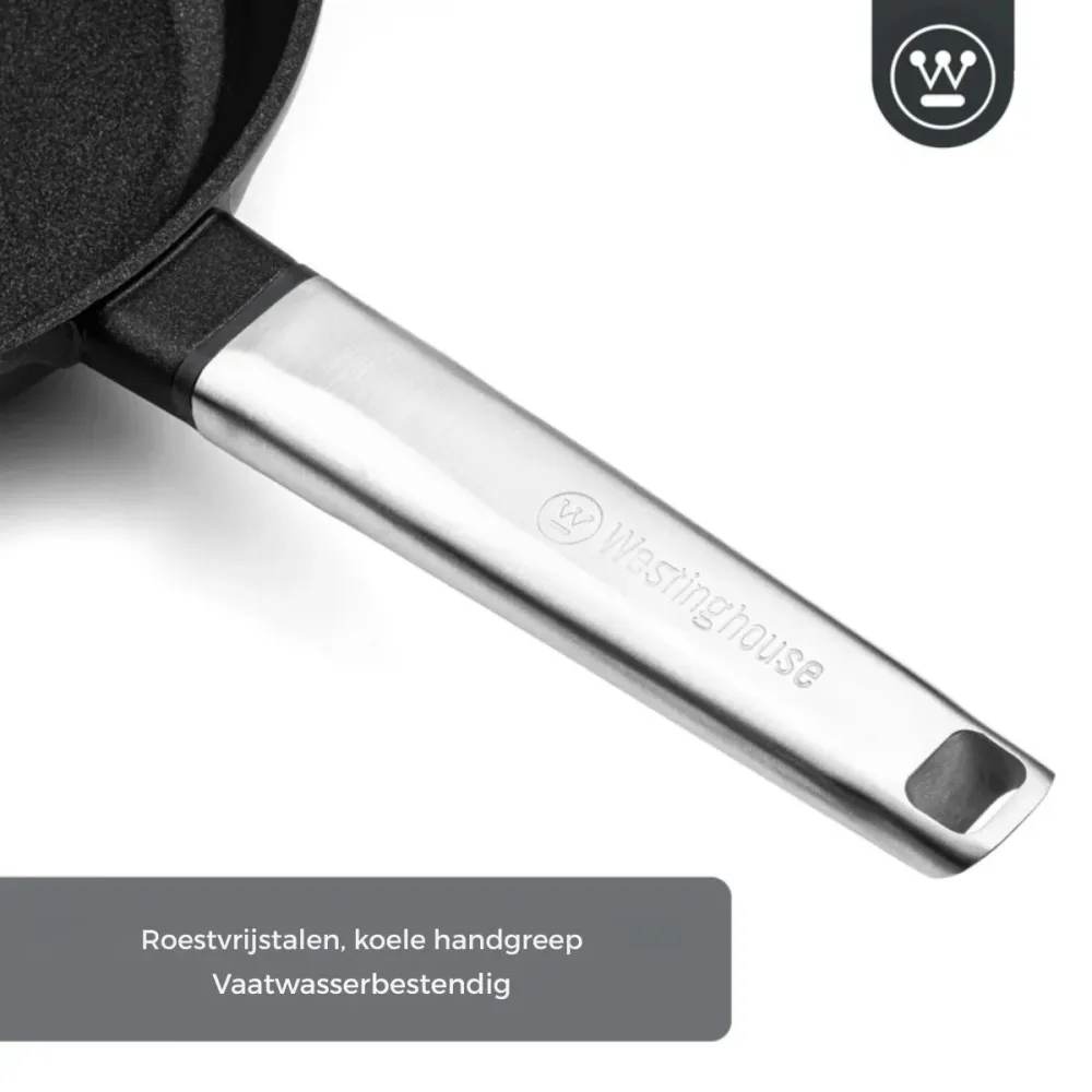 Westinghouse Koekenpan Performance Blissful Black ø 28 cm - standaard anti-aanbaklaag