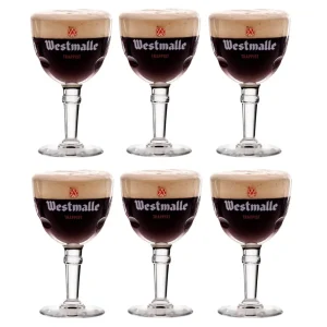 Westmalle Bierglazen Trappist - 330 ml - 6 stuks