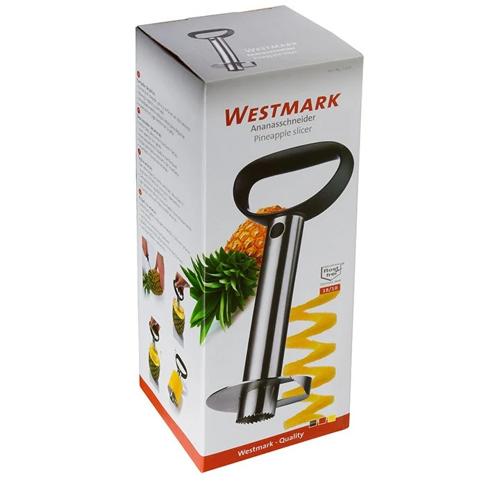 Westmark Ananassnijder uit rvs en kunststof zwart