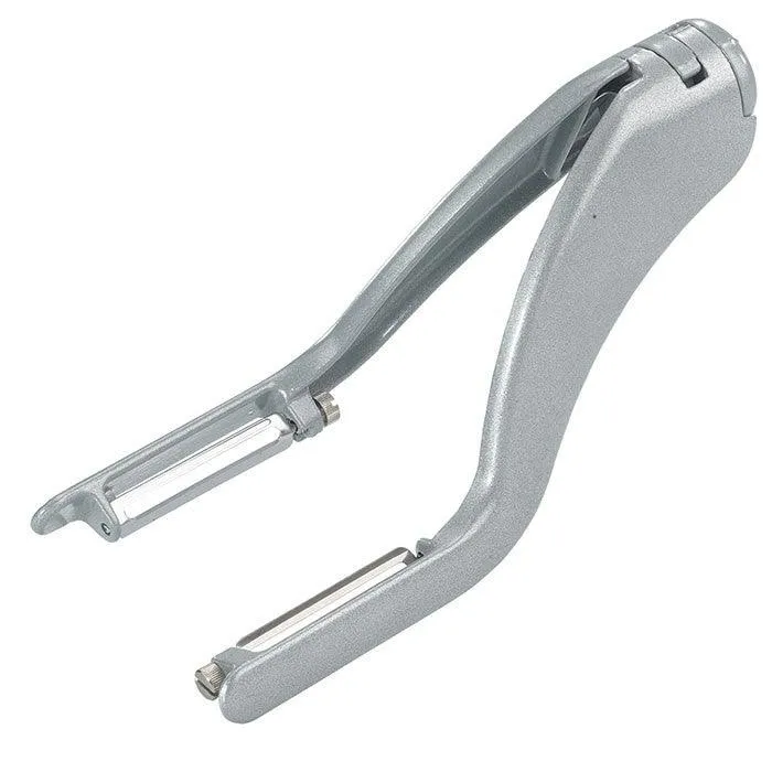 Westmark peel-Star dubbele dunschiller uit aluminium en rvs 19.2x5x3.1cm (12st./disp.)