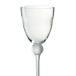 Wijnglas etsen glas transparant 9x24cm