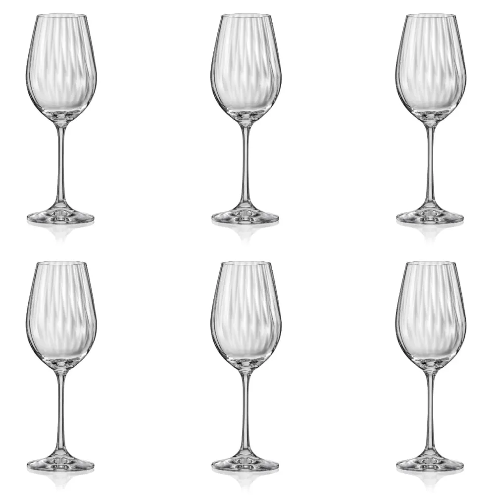 Wijnglazen 35cl - 6-delige set | Waterfall