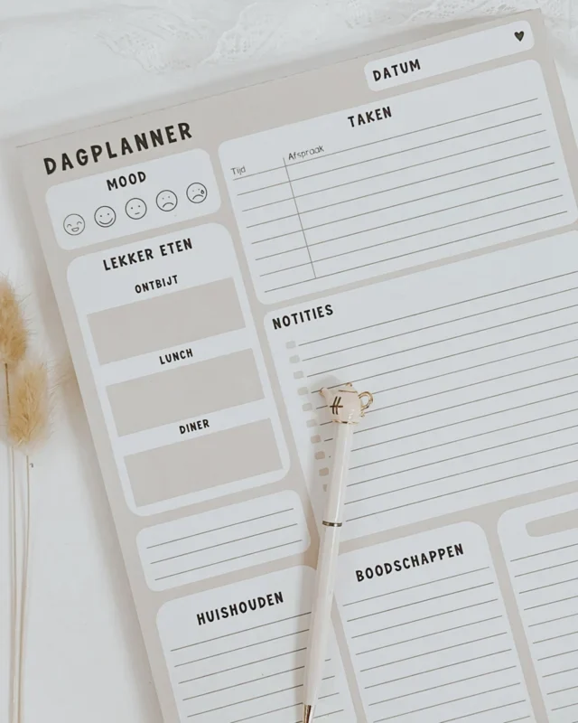 Dagplanner Make it happen Winkeltje van Anne