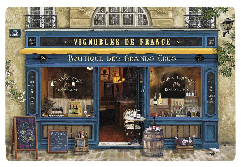Placemat Boutique Vignobles de France Assortis 30 X 45 Winkler