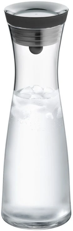 WMF Karaf / Waterkaraf - Basic - Drupvrij - Zwart / Zilver - 1 liter