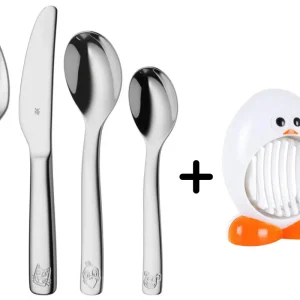 WMF Kinderbestek Farm 4-delig - Inclusief GRATIS Cookinglife Eiersnijder Kuiken