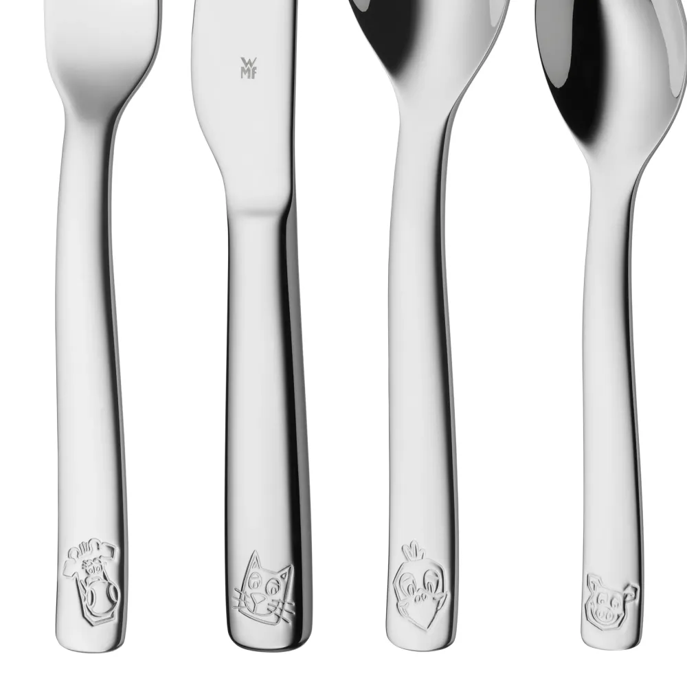 WMF Kinderbestek Farm 4-delig - Inclusief GRATIS Cookinglife Eiersnijder Kuiken