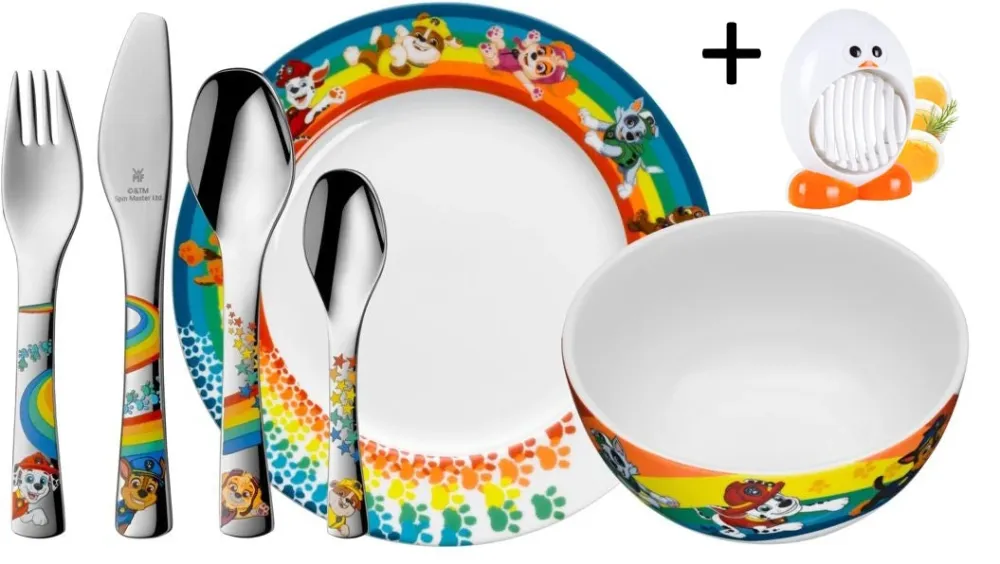 WMF Kinderbestek Paw Patrol 6-delig - Inclusief GRATIS Cookinglife Eiersnijder Kuiken